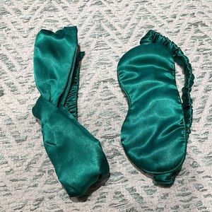 LA MER Headband and eye mask set